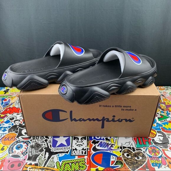 Champion Mellow Squish Slides Mens Various Sizes - Picture 2 of 11